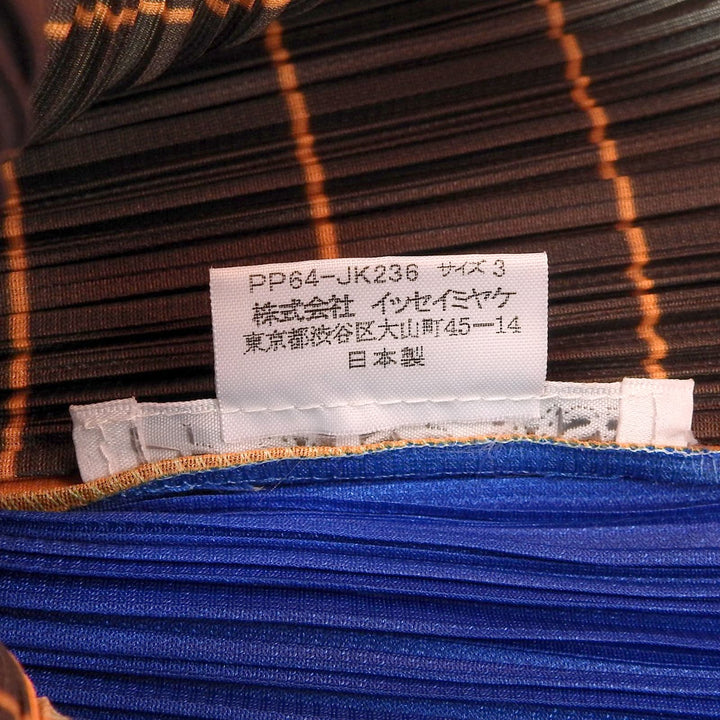 極美品▲PLEATS PLEASE プリーツプリーズ イッセイミヤケ PP64-JK236 プリーツ ノースリ カットソー マルチ 3 日本製 正規品 レディース