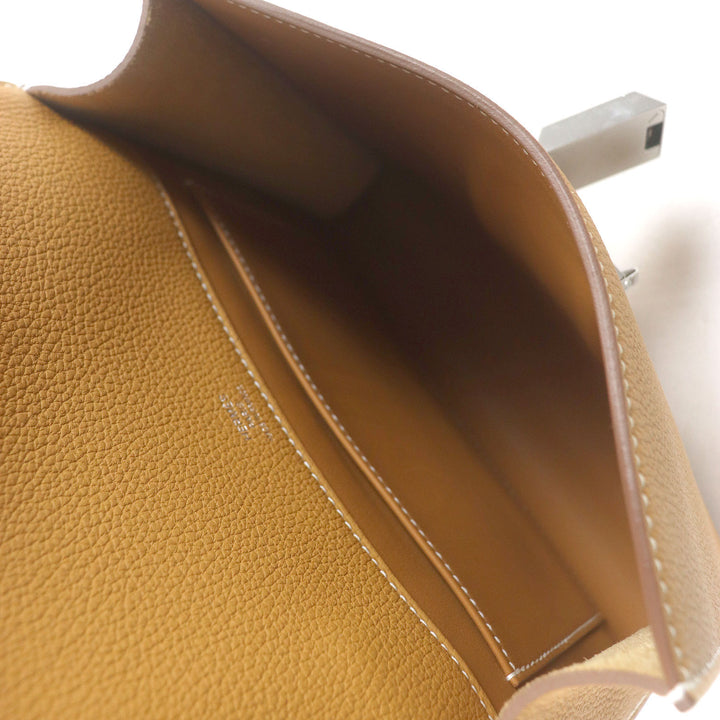 極美品□HERMES エルメス サックアデペッシュ 21 トゴ レザーショルダーバッグ ナチュラルサブレ W刻印 保存袋付き フランス製 メンズ