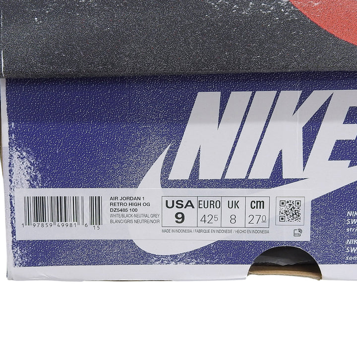 未使用品▲NIKE ナイキ DZ5485-100 AIR JORDAN 1 RETRO HIGH OG エアジョーダン1 レア エア レザーハイカットスニーカー ブルー 27