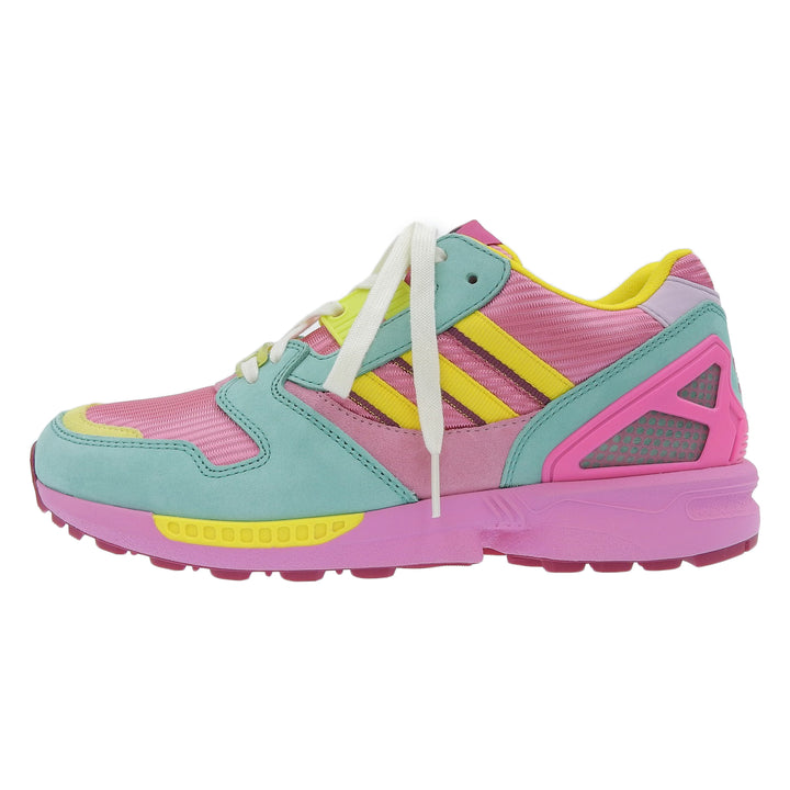 未使用品▲GUCCI×adidas グッチ×アディダス ZX8000 722212 TORSION スウェードレザー スニーカー ピンク マルチ 22.5 箱・保存袋付き