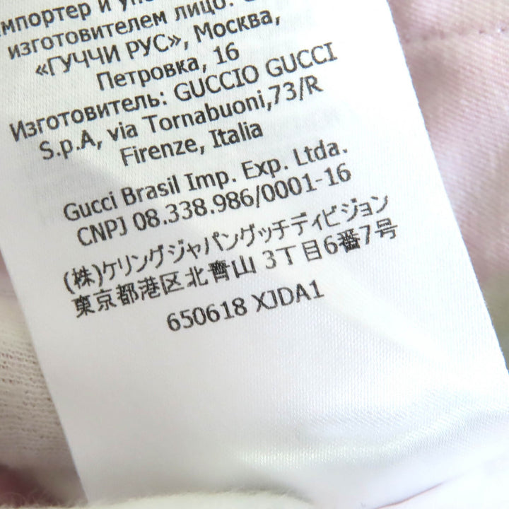 極美品△GUCCI Ken Scott グッチ ケンスコット 650618 コットン ローズプリント ハーフジップ フード付 アノラック パーカー XXXS 正規品