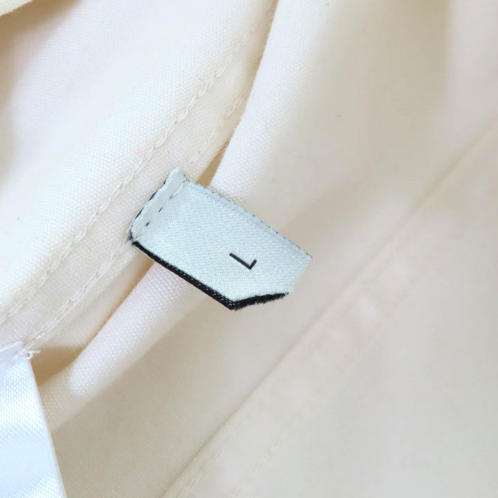 極美品△GUCCI グッチ 610065 コットン100% LE ROSE DI ELIOGABALO ウェブライン ロゴ オールインワン ツナギ オーバーオール L 正規品