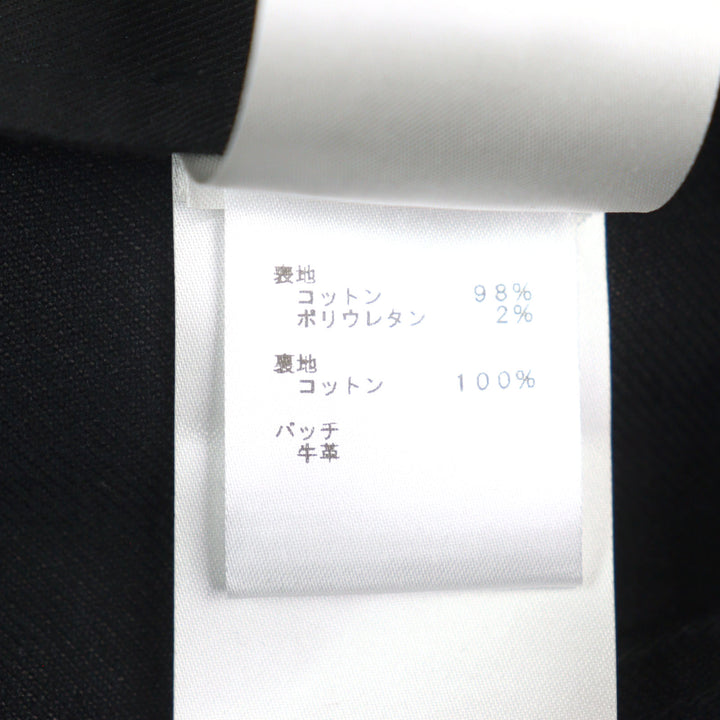 美品○LOUIS VUITTON ルイヴィトン 24SS HID70W スリムストレッチデニムパンツ ロゴボタン レザーパッチ デニムパンツ 34 正規品 メンズ