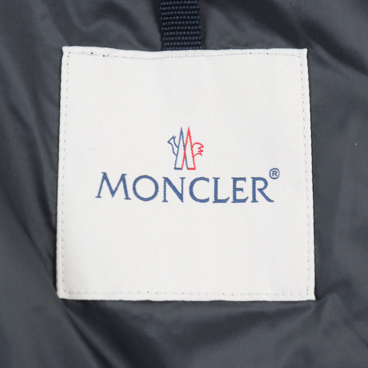 極美品○MONCLER モンクレール 22-23AW MILLEVACHES カシミヤ40% ロゴワッペン付き 本切羽 ダウンテーラードジャケット 1 正規品 メンズ