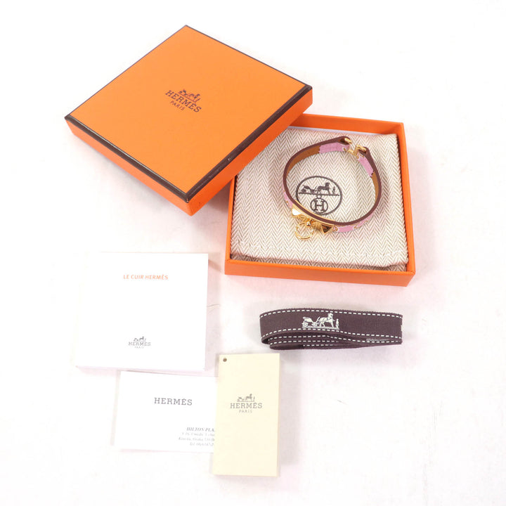 未使用品★HERMES エルメス 現行品 リヴァル・ミニ ラッキー・デイジー ヴォースイフト ブレスレット T2 B刻印 箱・保存袋付 フランス製