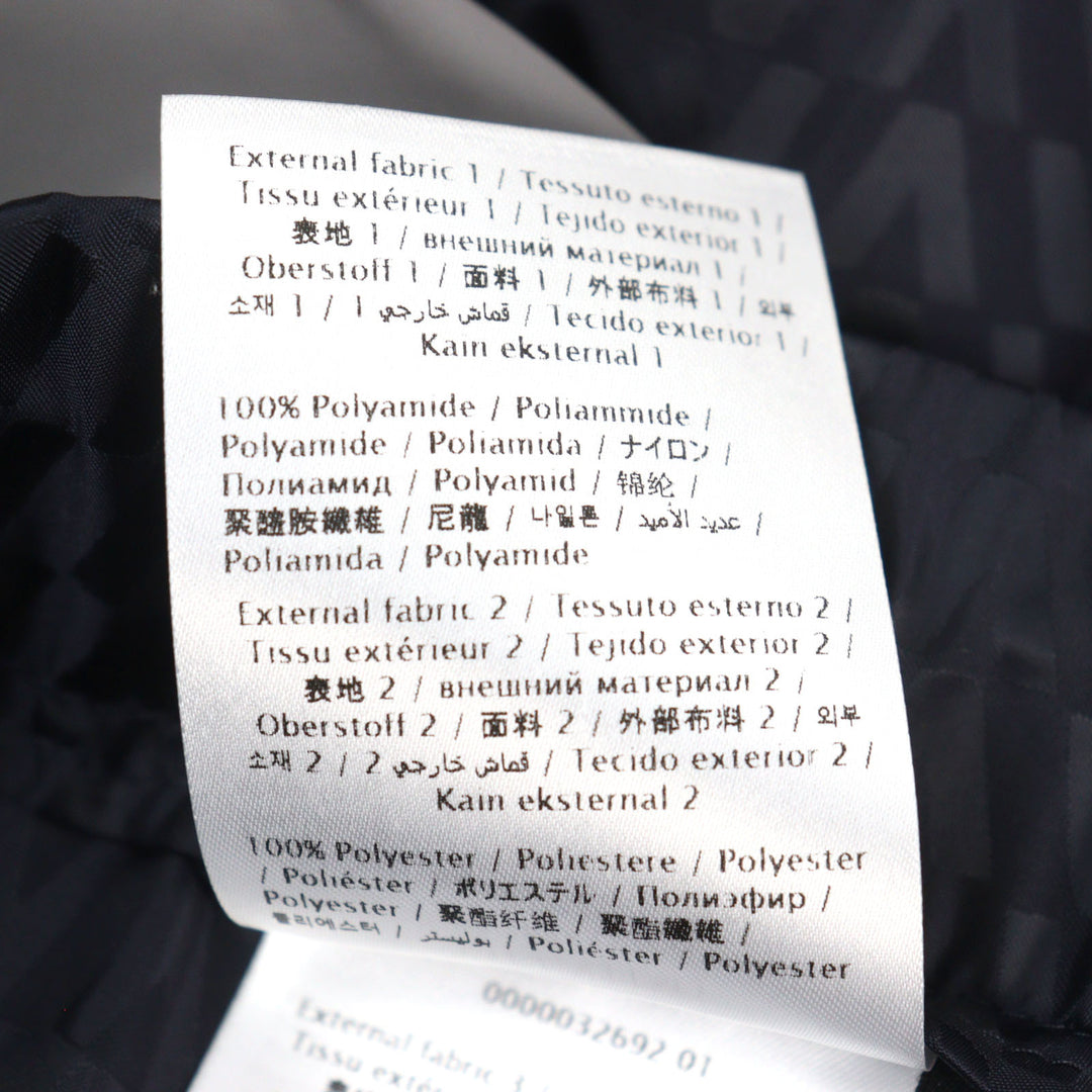 極美品○VALENTINO ヴァレンティノ WV3RBA337GQ Vロゴ総柄 サイドライン パンツ ネイビー グレー ブルー 48 イタリア製 正規品 メンズ