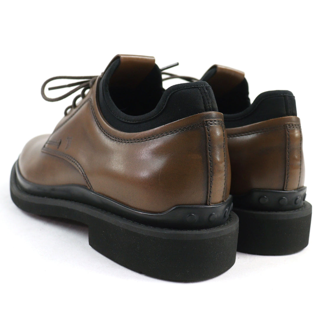 未使用品○TOD’S トッズ XXM89B0BZ60M5H1775 ALL.NEOPRENE URBAN レザー ロゴ刻印 レースアップ クッション入り レザーシューズ 5