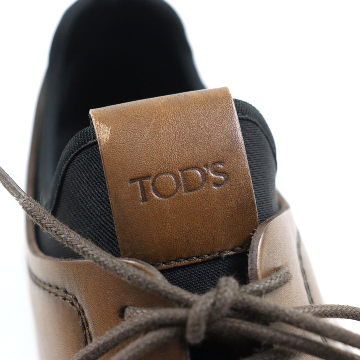 未使用品○TOD’S トッズ XXM89B0BZ60M5H1775 ALL.NEOPRENE URBAN レザー ロゴ刻印 レースアップ クッション入り レザーシューズ 5