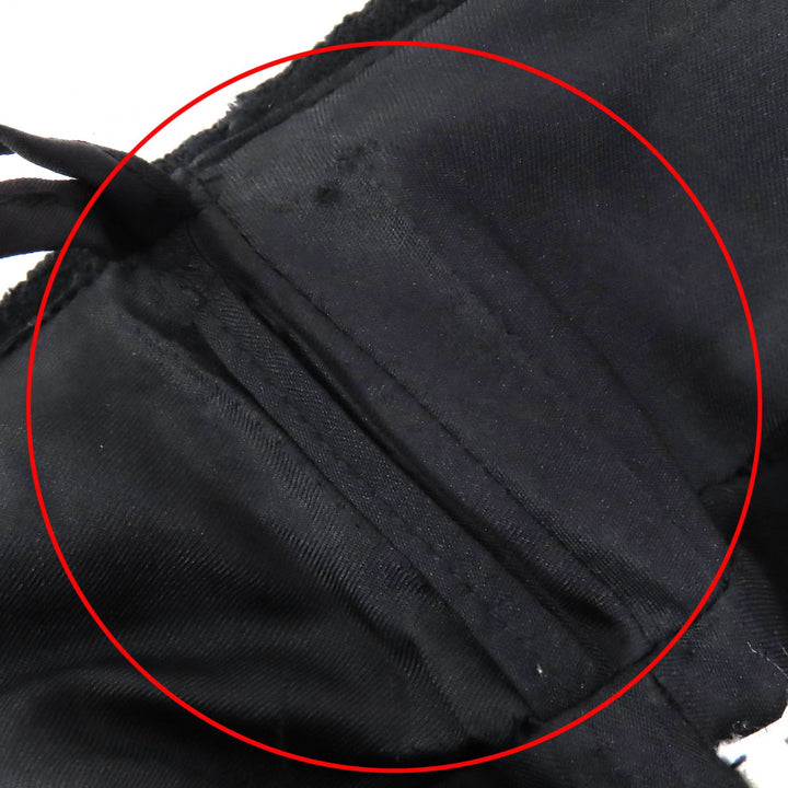 極美品△CHANEL シャネル ヴィンテージ 98A P11506 ウール ココマークボタン ウールツイードジャケット スカート セットアップ 黒 希少48