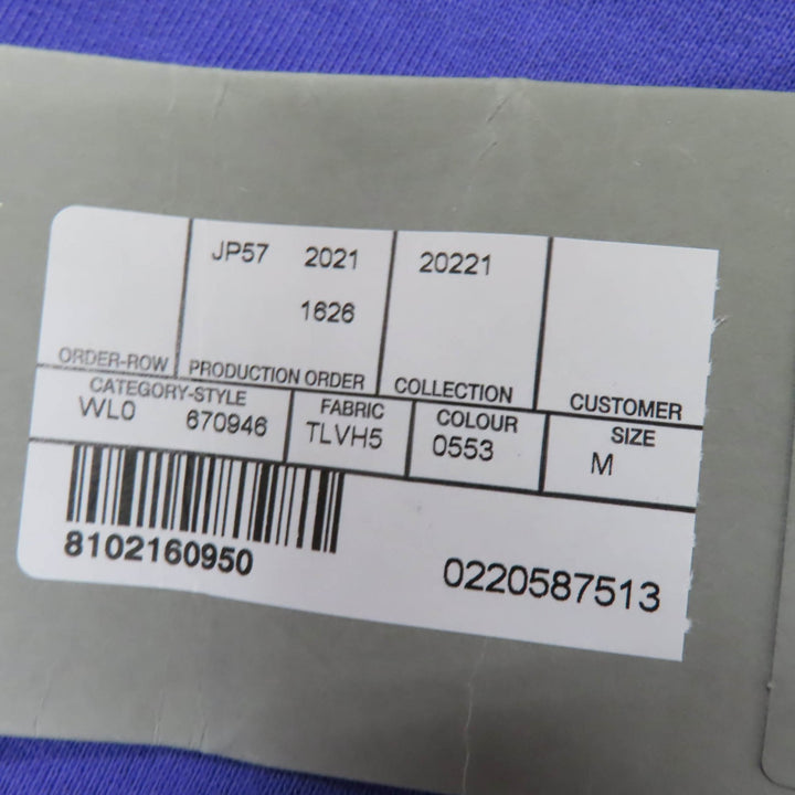 未使用品☆BALENCIAGA バレンシアガ 2021年製 670946 Bebe コットン100％ ストーン・フード付 パーカー パープル M 正規品 レディース