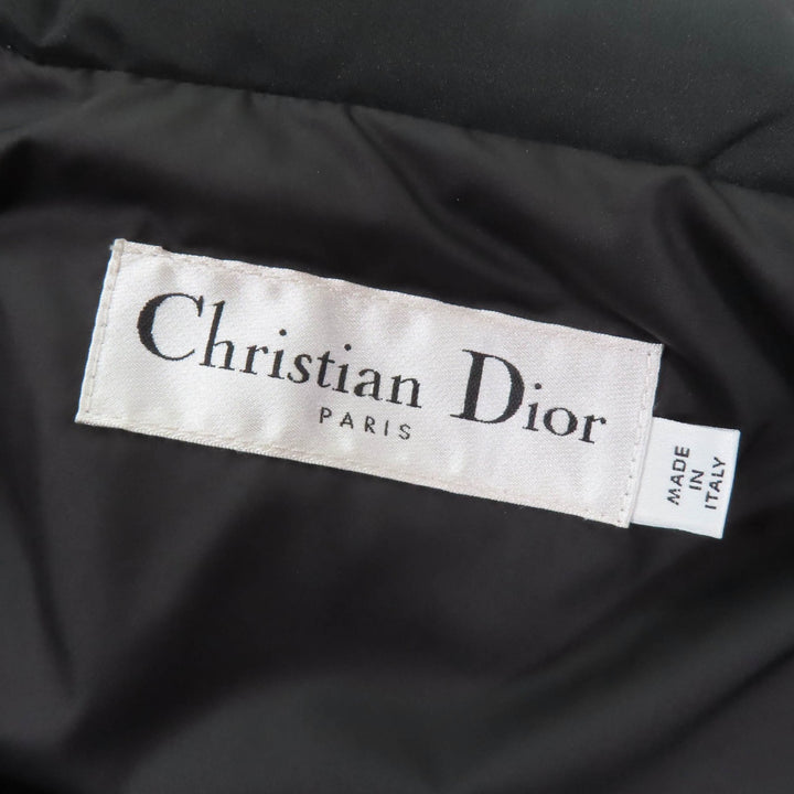 極美品☆クリスチャンディオール 457C71A2968 Dior Alps オブリーク 中綿入り パファー ベスト 38 正規品 レディース 定価730000円