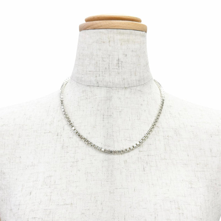 美品△TIFFANY&amp;Co. ティファニー ベネチアン ネックレス アクセサリー 925 シルバー 重量38.7g 首回り45.5cm レディース オススメ◎