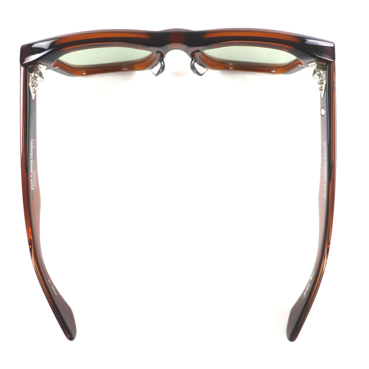 極美品▼ジャックマリーマージュ JMMHY1D HEYWOOD HICKORY 世界限定350本 278/350 サングラス クリアブラウン 52□21 箱付き メンズ