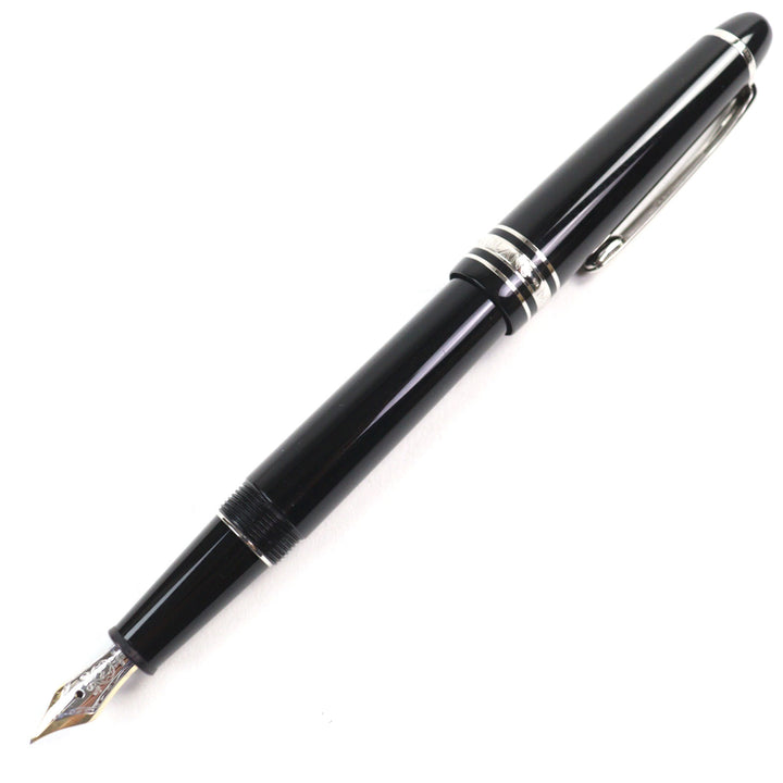 美品○MONTBLANC モンブラン マイスターシュテュック 145 Pix クラシック ショパン 14K Fニブ ロゴ刻印 ホワイトスター CD付き 万年筆