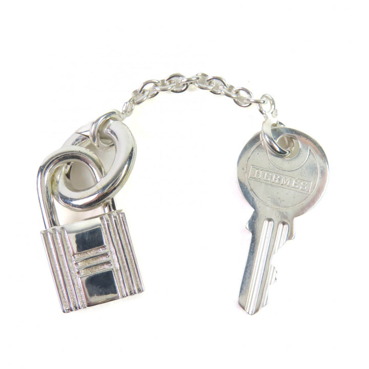 美品◇HERMES エルメス SV925 カデナ・キー モチーフ Hロゴ ネックレス/ペンダントトップ アクセサリー シルバー 重量8.11g レディース