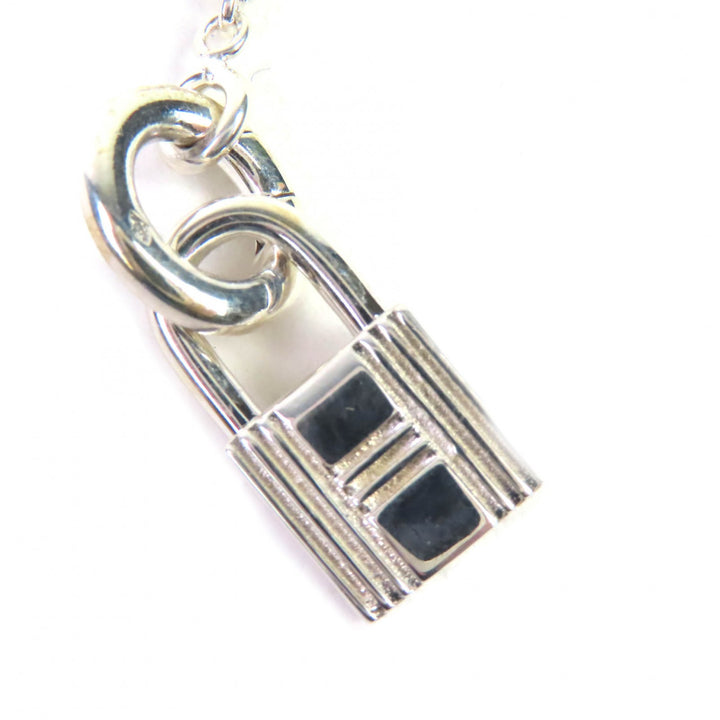 美品◇HERMES エルメス SV925 カデナ・キー モチーフ Hロゴ ネックレス/ペンダントトップ アクセサリー シルバー 重量8.11g レディース