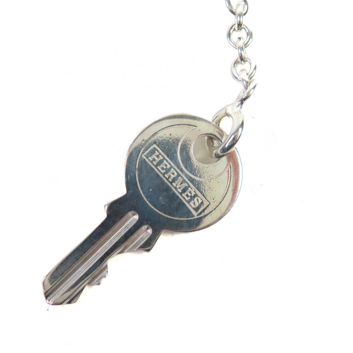美品◇HERMES エルメス SV925 カデナ・キー モチーフ Hロゴ ネックレス/ペンダントトップ アクセサリー シルバー 重量8.11g レディース