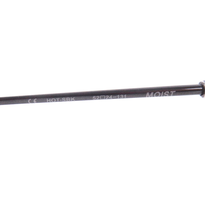 美品□CHROME HEARTS クロムハーツ MOIST SV925 CHクロス ラウンドフレーム マーブル柄 サングラス ブラック系 52□24-131 日本製 メンズ