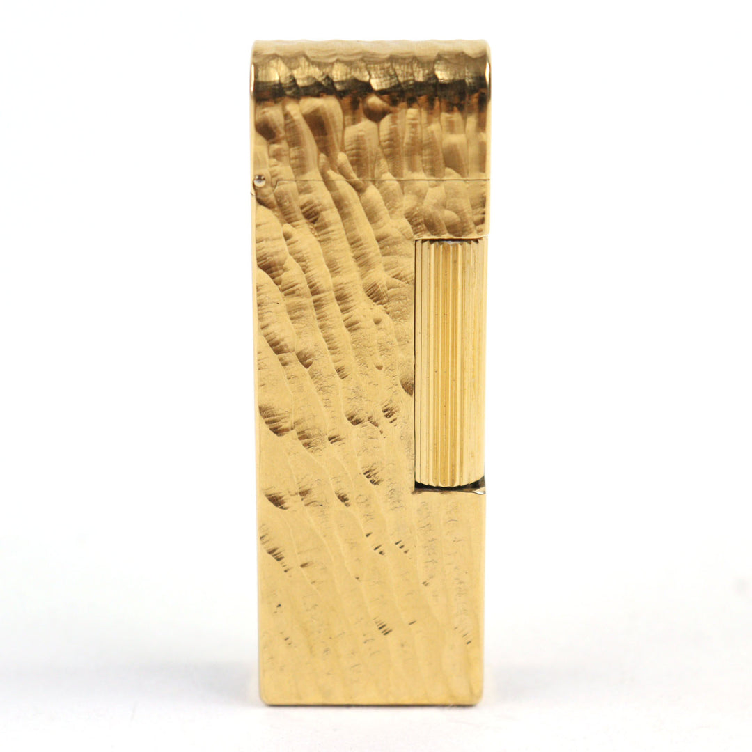 外装極美品○Dunhill ダンヒル ラッカー ドーム型 ローラー式 喫煙グッズ ガスライター ブラック ゴールド スイス製 着火不可