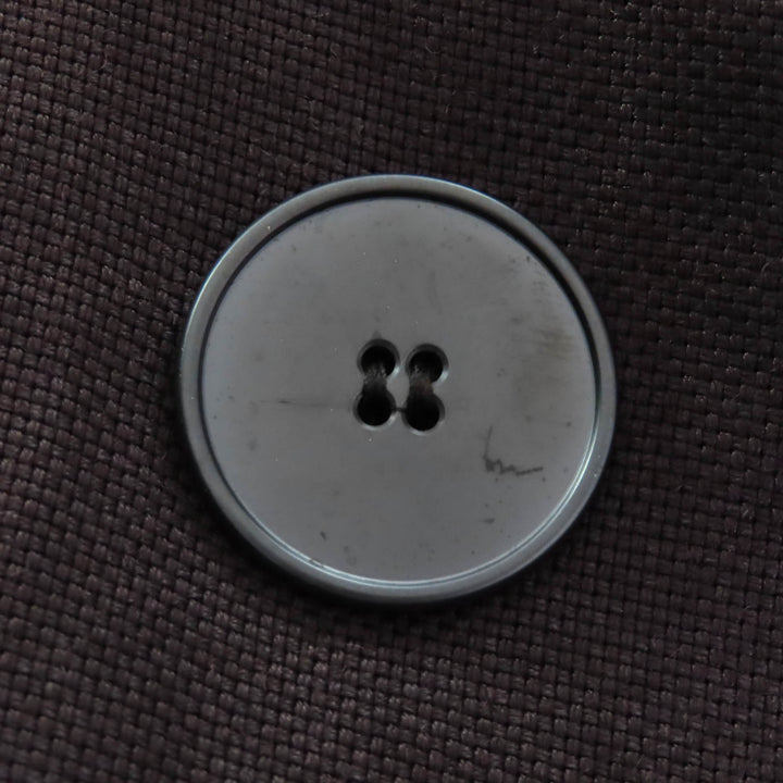 美品★HERMES エルメス ヴィンテージ decorative lapel pin Martin Margiela Inspired ピンバッチ付 オーバーカラー リネンジャケット 36