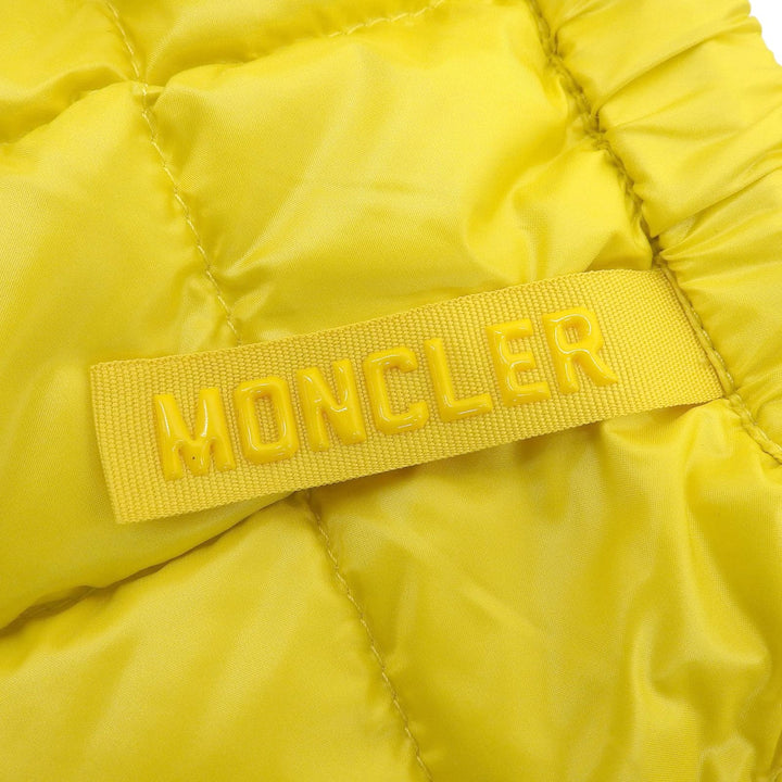 極美品▲MONCLER モンクレール 2022年製 I10932D00001 GONNA 巻きスカート パデッド ミニ ダウンスカート イエロー 38 正規品 レディース