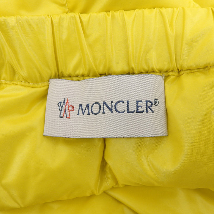 極美品▲MONCLER モンクレール 2022年製 I10932D00001 GONNA 巻きスカート パデッド ミニ ダウンスカート イエロー 38 正規品 レディース
