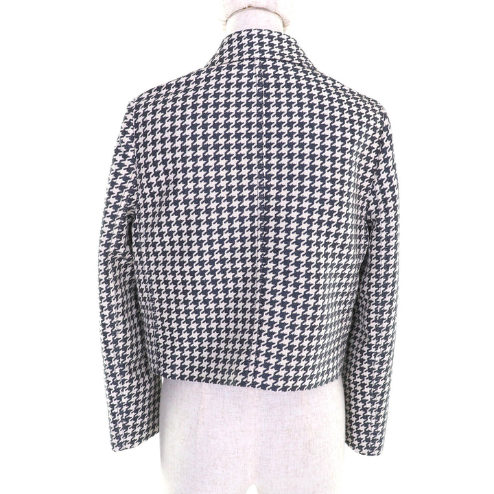 極美品★Christian Dior クリスチャンディオール 2022年製 211V07A3486 ロゴボタン付 千鳥格子 ダブルブレスト ジャケット 40 正規品