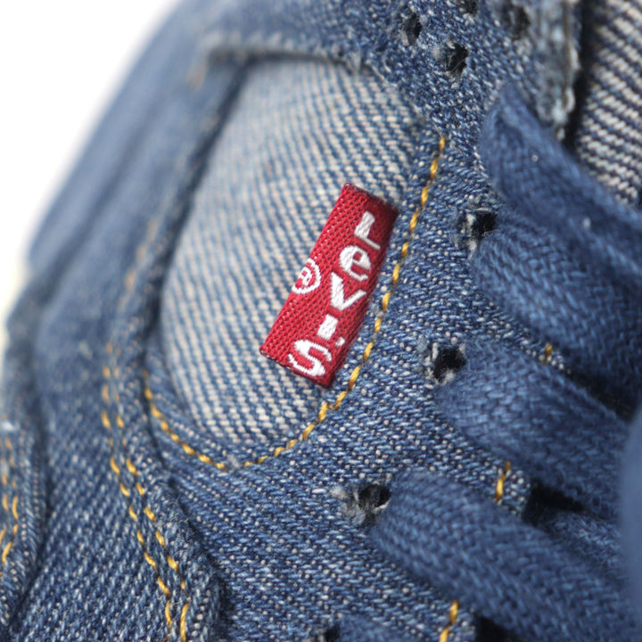 良品▼Nike Levis ナイキ リーバイス A02571-401 エアジョーダン4 レトロ デニム スニーカー インディゴ 8 (26cm) 箱付き メンズ
