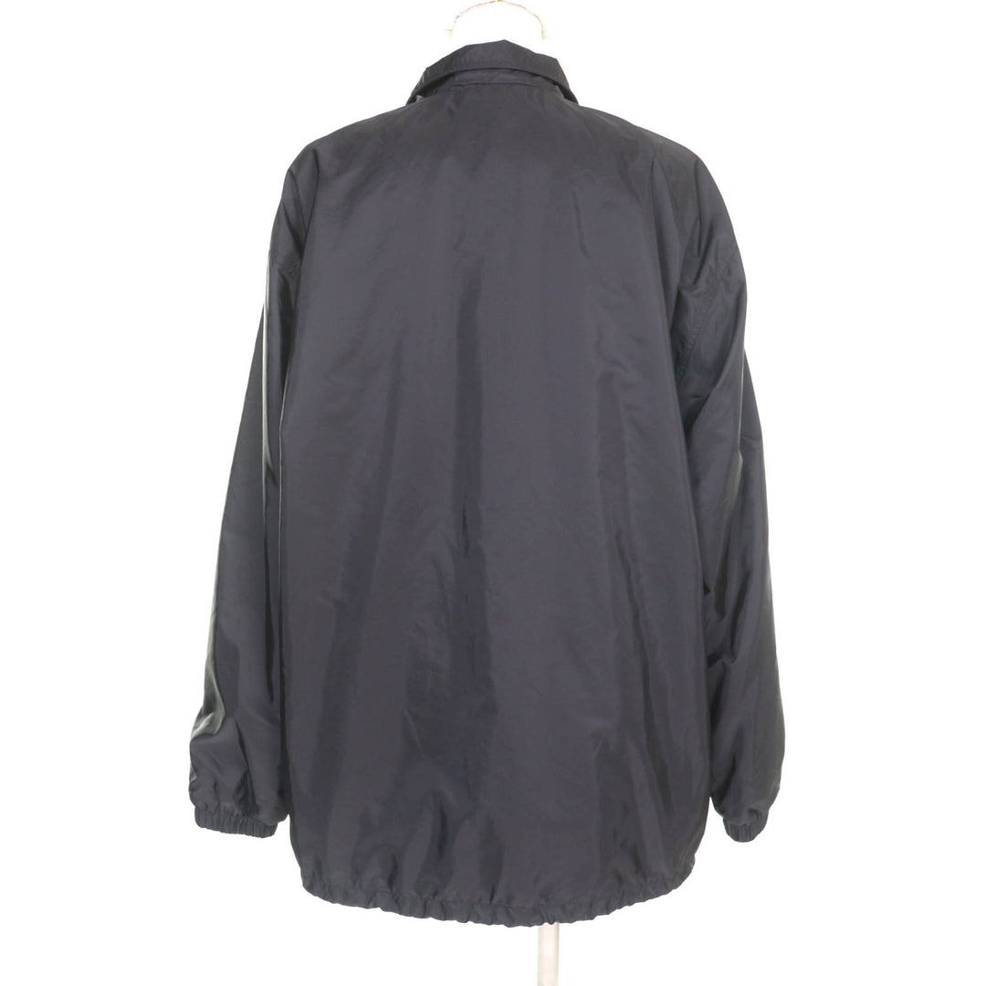 極美品★PRADA プラダ 2021年製 29Z021 Re Nylon ロゴ入り コーチジャケット ナイロンジャケット ブラック 40 イタリア製 正規品