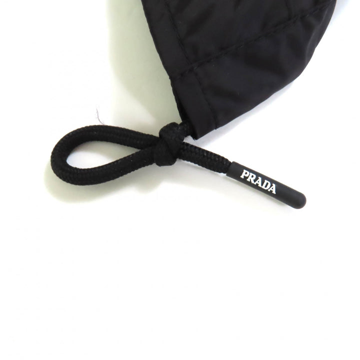 極美品★PRADA プラダ 2021年製 29Z021 Re Nylon ロゴ入り コーチジャケット ナイロンジャケット ブラック 40 イタリア製 正規品
