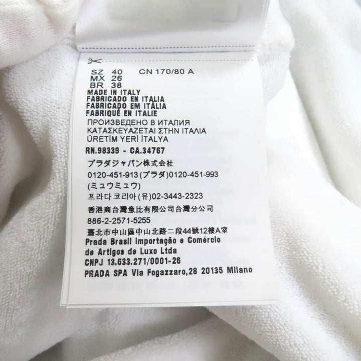 極美品★PRADA プラダ 2021年製 29Z021 Re Nylon ロゴ入り コーチジャケット ナイロンジャケット ブラック 40 イタリア製 正規品