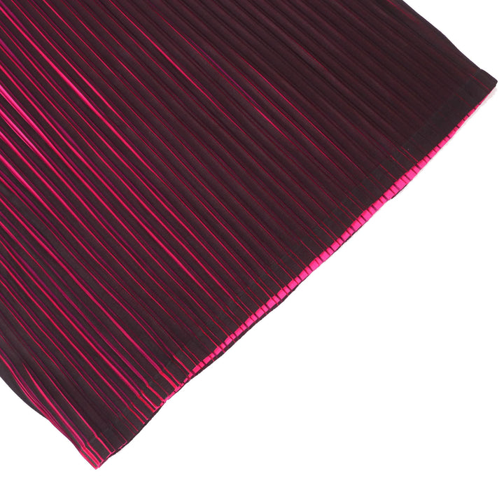 極美品△PLEATS PLEASE プリーツプリーズ イッセイミヤケ ハイネック ノースリーブ カットソー ワイドパンツ セットアップ 3/1 正規品