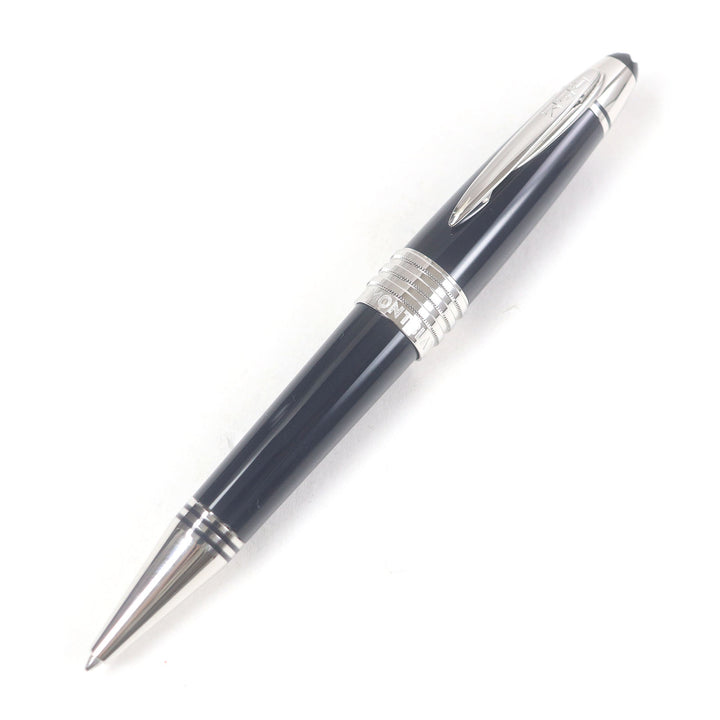 極美品□MONTBLANC モンブラン ジョン・F・ケネディ スペシャルエディション ボールペン シルバー ネイビー ドイツ製 メンズ 筆記確認済