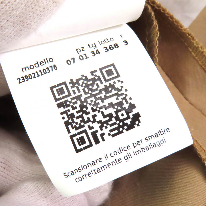 美品△Max Mara The Cube マックスマーラ ザキューブ コットン ベルト付き スプリングコート シングルコート ベージュ 34 正規品
