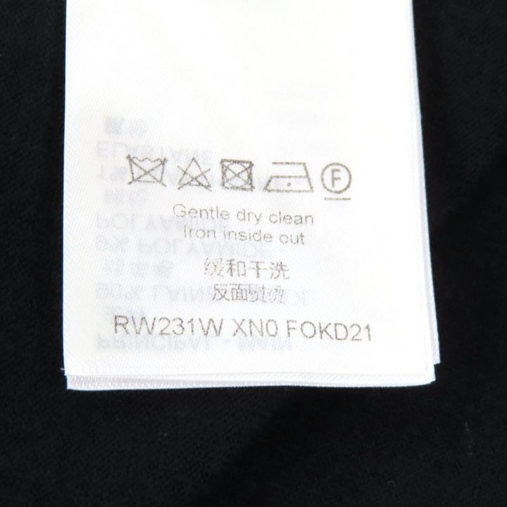 極美品★LOUIS VUITTON ルイヴィトン 23SS モノグラムフラワータグ付 ノースリーブ ニットワンピース ブラック ホワイト XS 正規品