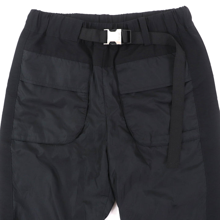 未使用品△Sacai サカイ 22SS 22-05919 Grosgrain Mix Pants グログランミックスパンツ ブラック 0 日本製 正規品 レディース