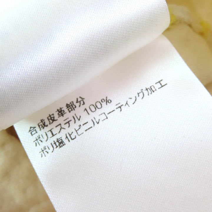 未使用品△LOUIS VUITTON ルイヴィトン 23SS クリンクル 半袖 ニット トップス イエロー系 XS イタリア製 正規品 レディース