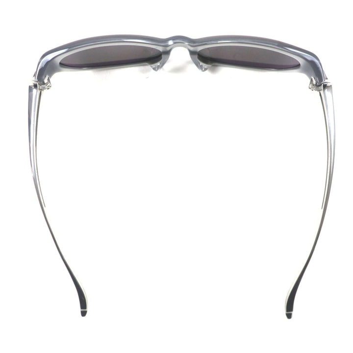 極美品▼GENTLE MONSTER ジェントルモンスター XIMUL G8 BOLD キャットアイ サングラス クリアグレー シルバー 58□16-137 メンズ
