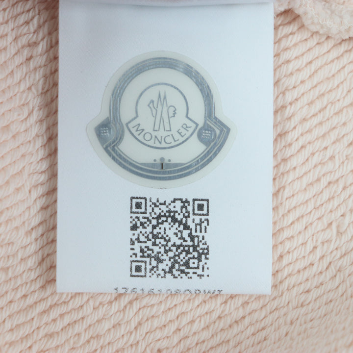 未使用品▼モンクレール ジーニアス 2 2021年製 H00006 899OS ロゴワッペン付き スウェットパンツ ピンク S 伊製 国内正規品 メンズ