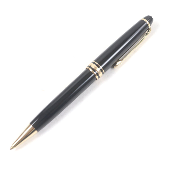 極美品□MONTBLANC モンブラン マイスターシュテュック クラシック ホワイトスター ツイスト式 ボールペン ブラック ゴールド ドイツ製