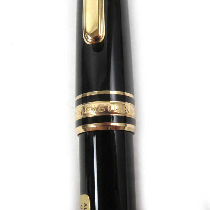 極美品□MONTBLANC モンブラン マイスターシュテュック クラシック ホワイトスター ツイスト式 ボールペン ブラック ゴールド ドイツ製