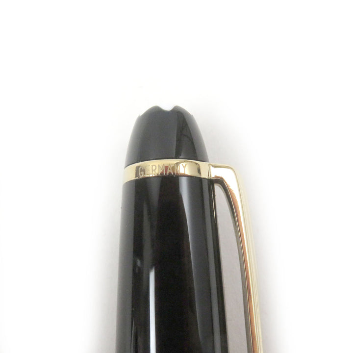 極美品□MONTBLANC モンブラン マイスターシュテュック クラシック ホワイトスター ツイスト式 ボールペン ブラック ゴールド ドイツ製