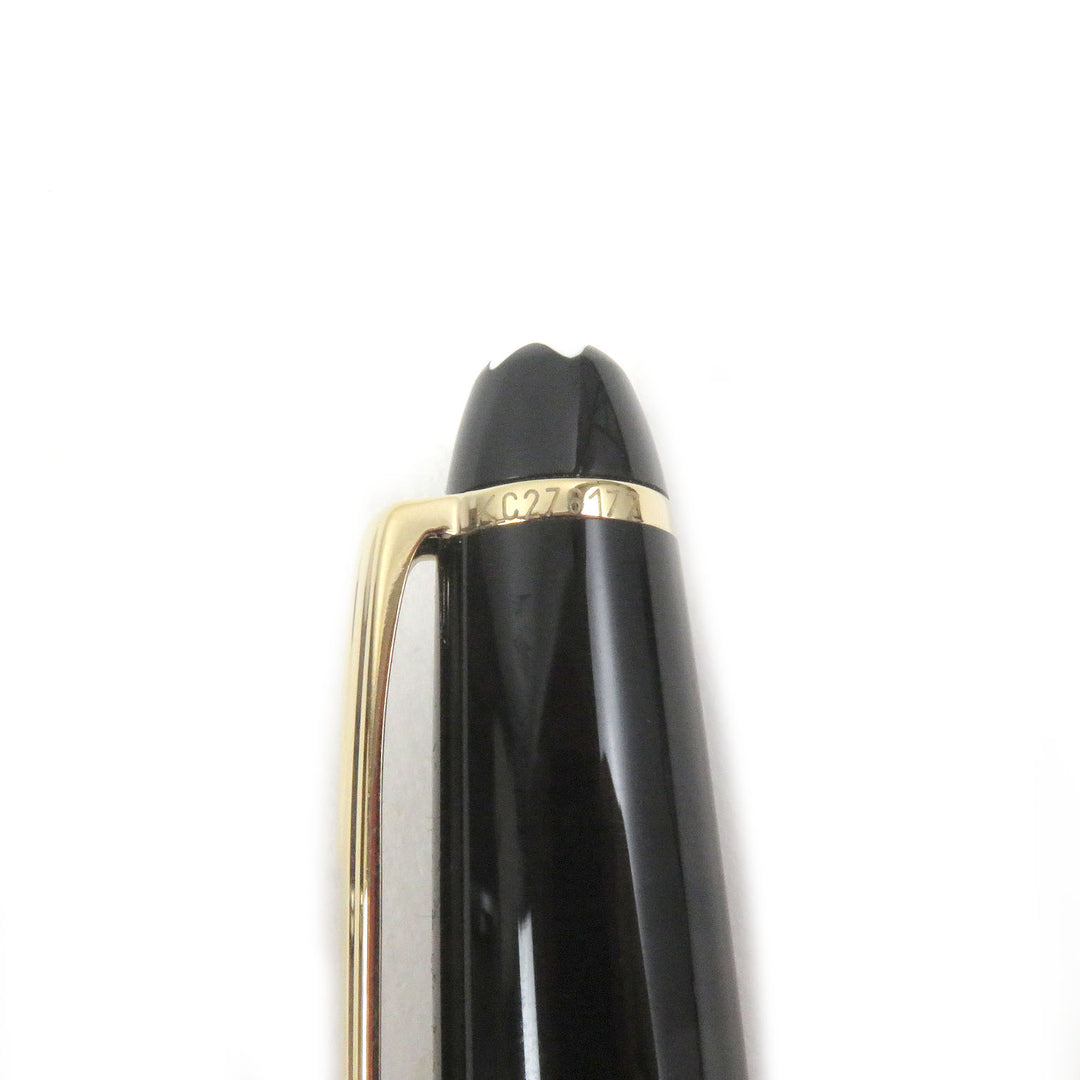 極美品□MONTBLANC モンブラン マイスターシュテュック クラシック ホワイトスター ツイスト式 ボールペン ブラック ゴールド ドイツ製