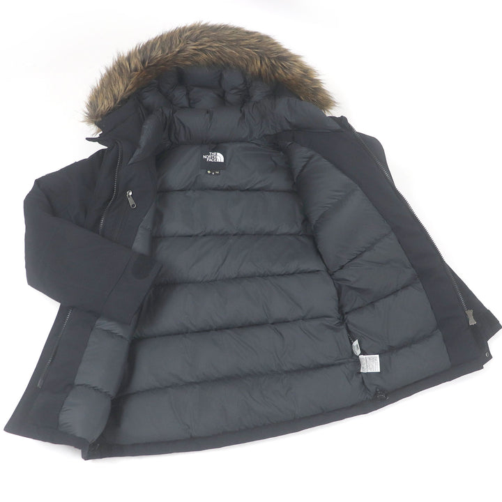 美品□THE NORTH FACE ザ・ノースフェイス ND91807 Antarctika Parka GORE-TEX フーデッド ダウンジャケット ブラック S 正規品 メンズ