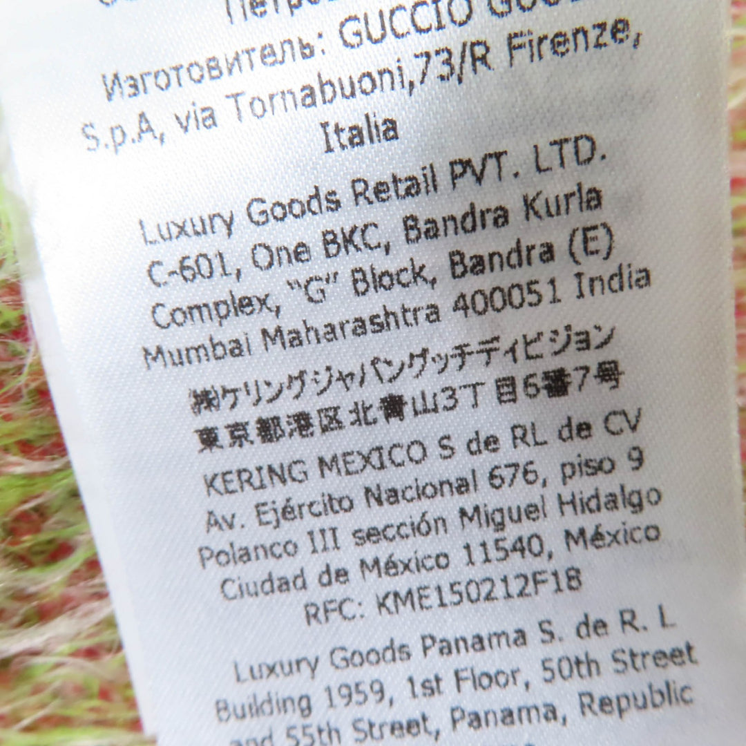 未使用品☆GUCCI×adidas グッチ×アディダス 717694 トレフォイル ベルト付 コート カーディガン グリーン系 S 伊製 正規品 レディース