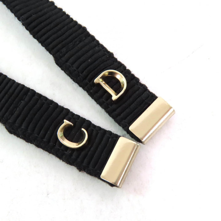 未使用品△Christian Dior クリスチャンディオール D-ENVOL パテントレザー スクエアトゥ レースアップ パンプス ブラック 36 箱・袋付き