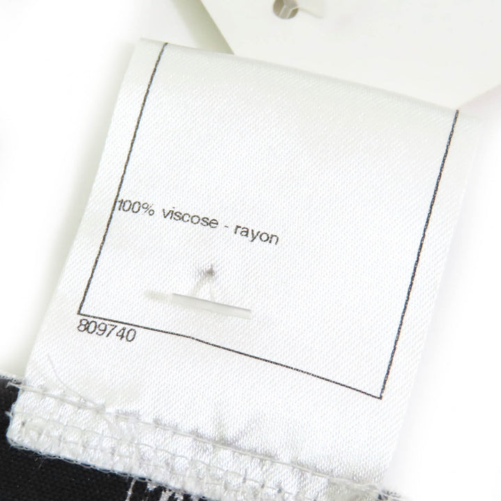 未使用品△CHANEL シャネル P47830 ココマークパールボタン ノースリーブトップス チュニック グリーン ベージュ系 ブルー 38 イタリア製