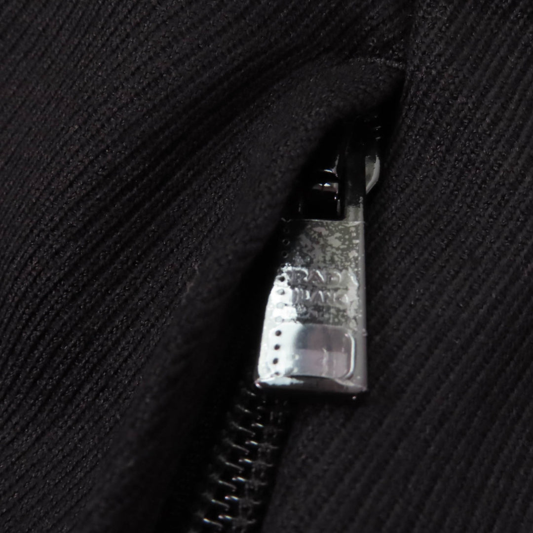 極美品☆PRADA プラダ 2023年製 P235H バージンウール ボトムス パンツ ブラック 36 イタリア製 正規品 レディース