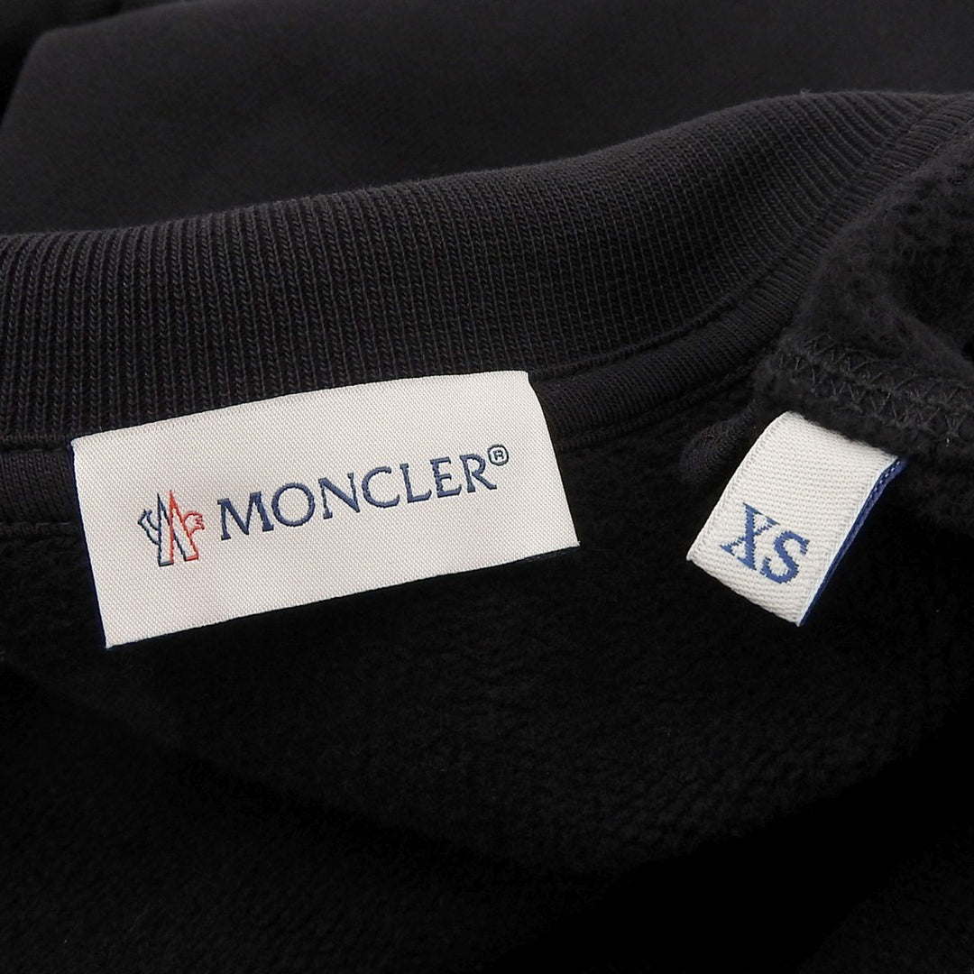 極美品▲MONCLER モンクレール 21年製 MAGLIA デカロゴ グラデーション トラックジャケット ジャージ ブラック XS 正規品 メンズ