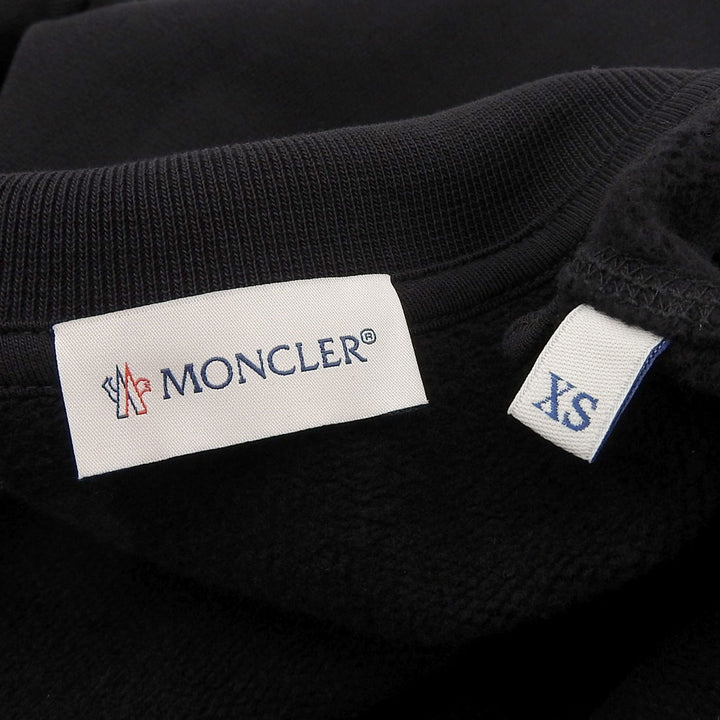 極美品▲MONCLER モンクレール 21年製 MAGLIA デカロゴ グラデーション トラックジャケット ジャージ ブラック XS 正規品 メンズ